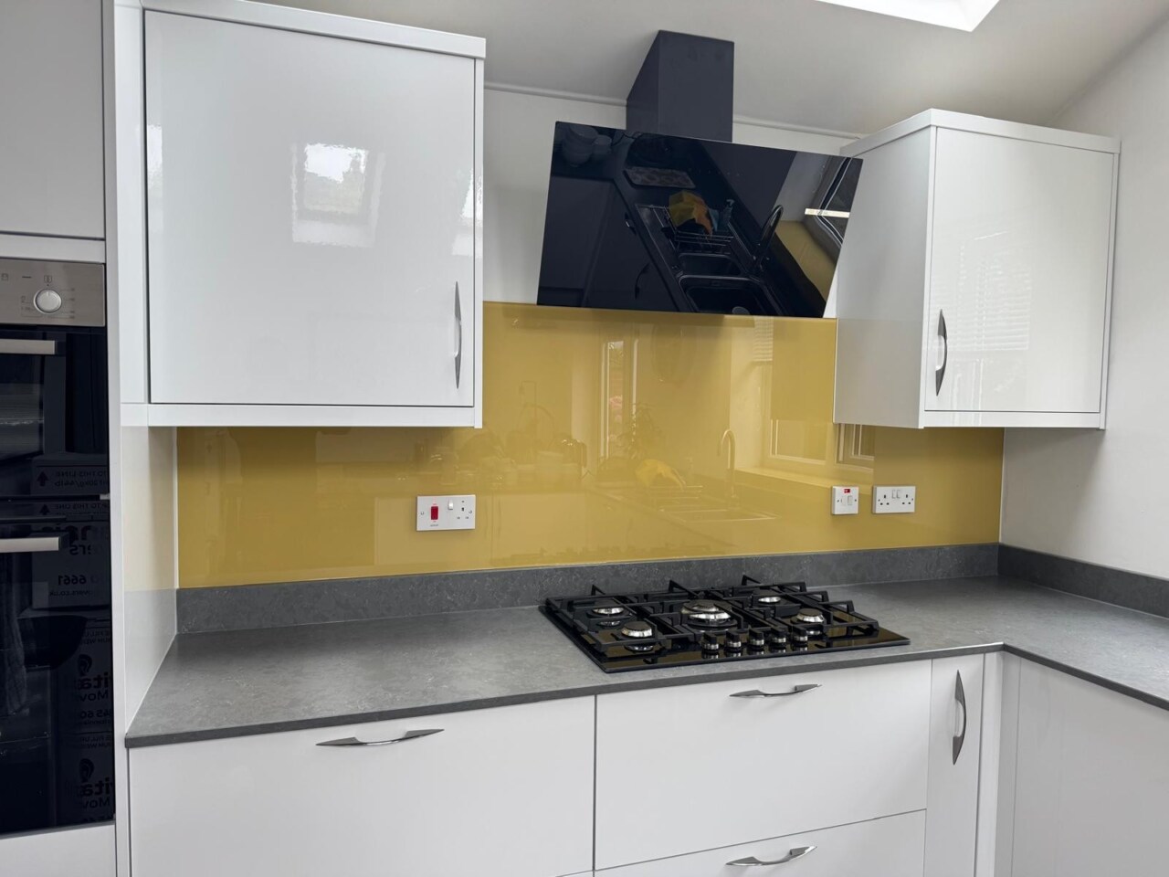 Painted Splashback Kitchen