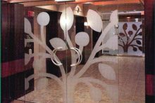 sandblasted etched privacy glass